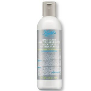 Kiehl's Rare Earth Cleanser with White and Gray Design